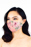 Vintage Rose Garden Pure Cotton Face Mask – Rose Pink