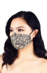 Wiltshire Gardens Pure Cotton Face Mask - Fawn Brown