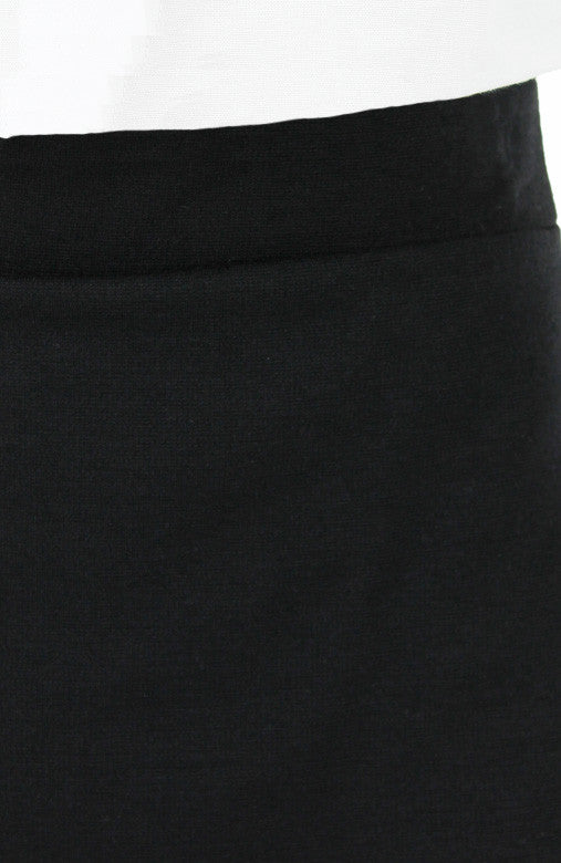 Ambitious Attitude Midi Skirt - Black