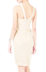 Athena Cutout Cocktail Dress - Cream