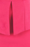 Bustier Peplum Mini Dress - Candy Pink