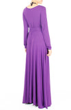 Endless Dream Long Sleeve Maxi Dress - Violet Purple