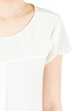 Flow And Flutter Blouse - White