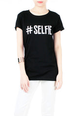 “I Take A Great Selfie” T-Shirt - Black