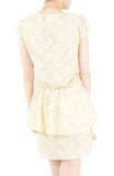 Light Lace Reception Dress - Cream