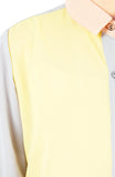 Pastel Perfection Long Sleeve Shirt - Peach & Lemon