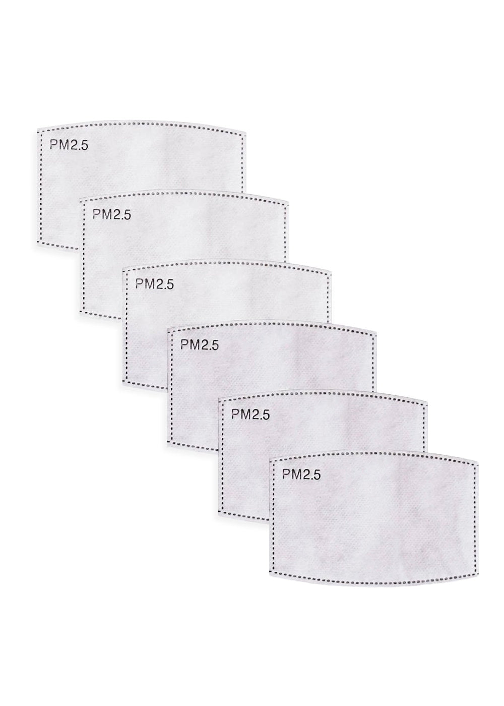 PM 2.5 filters for cotton masks - Pack of 6