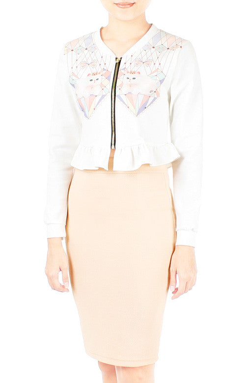 Queen Purr-Fect Cropped Cardigan