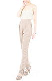 Savvy Business Pleated Trousers – Wheat