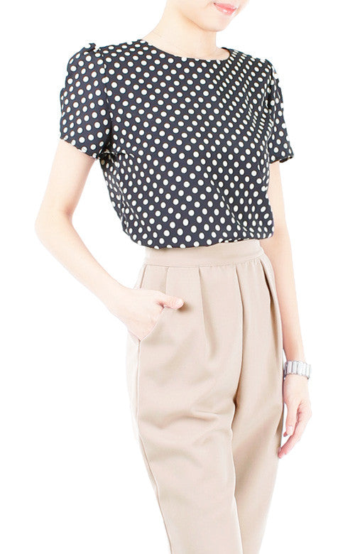 Senior Editor Spotted Blouse