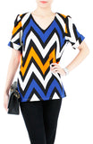 Steal the Show Chevron Blouse