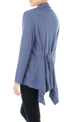 Wanderer Fine Knit Cardi - Lavender Blue